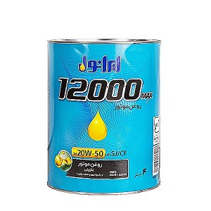 ایرانول 12000 4 لیتری فلزی 20w50